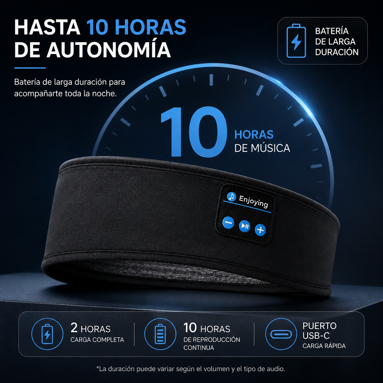 Diadema Bluetooth | Duerme, Entrena y Disfruta