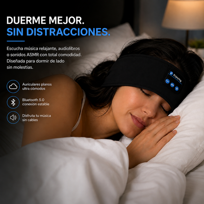 Diadema Bluetooth | Duerme, Entrena y Disfruta