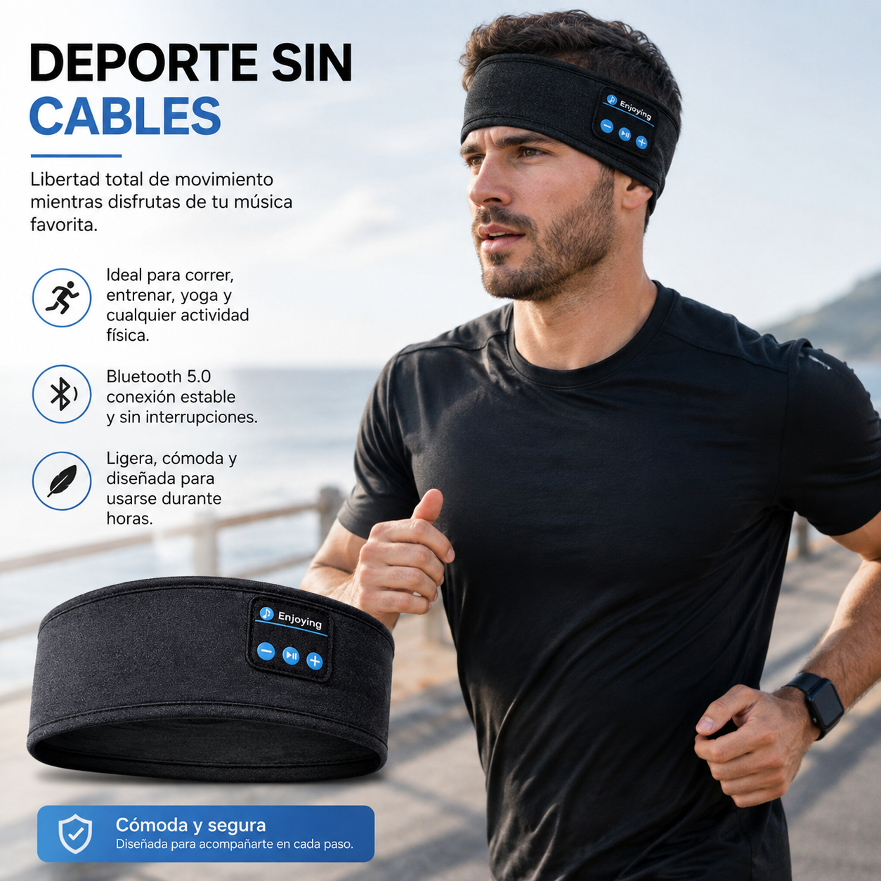 Diadema Bluetooth | Duerme, Entrena y Disfruta